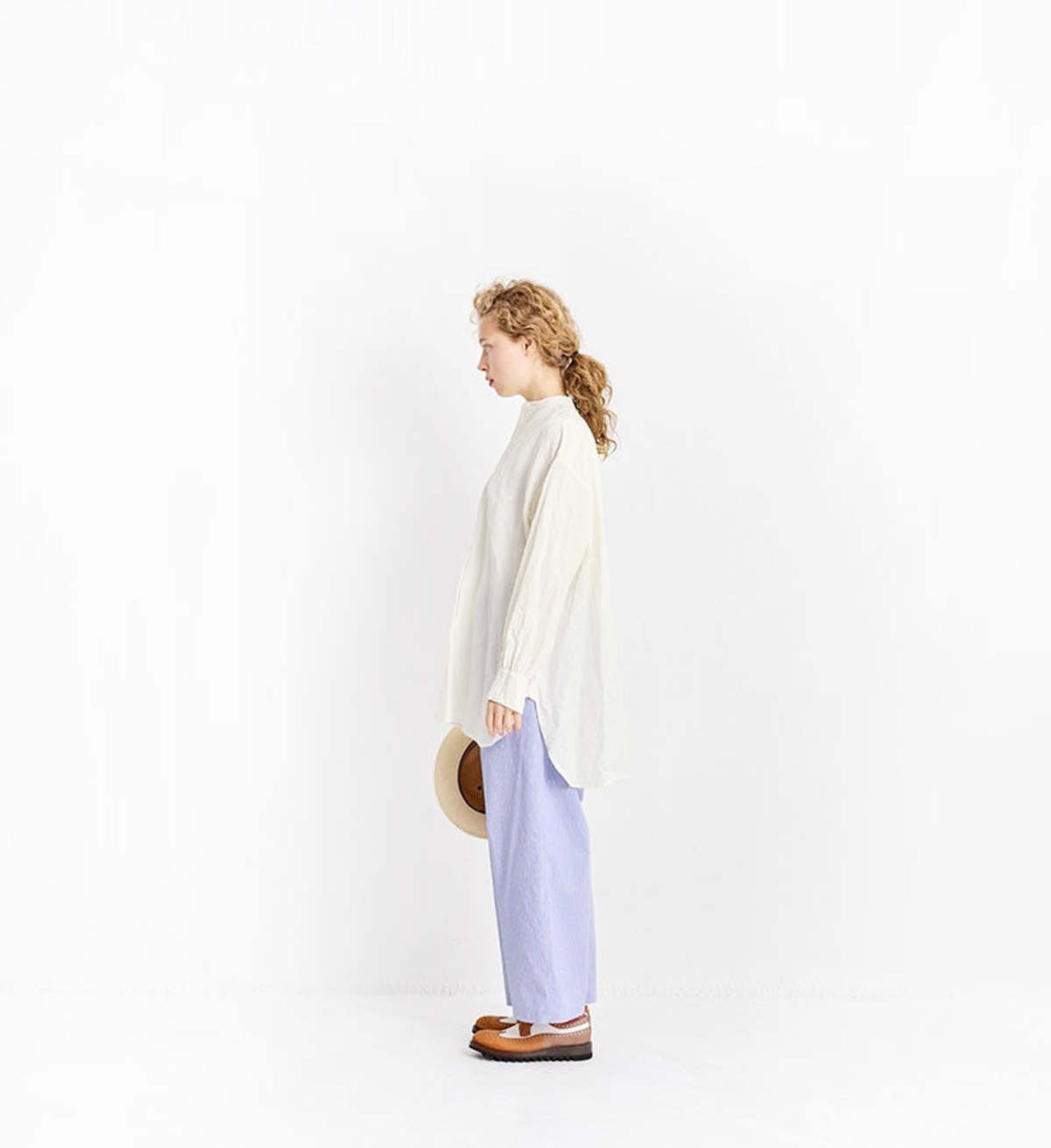 Veritecoeur Wool Linen Yoke Shirt - Image 2 of 4