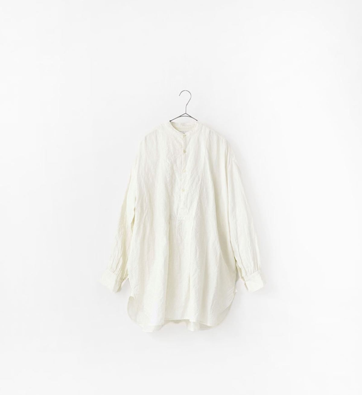 Veritecoeur Wool Linen Yoke Shirt - Image 3 of 4