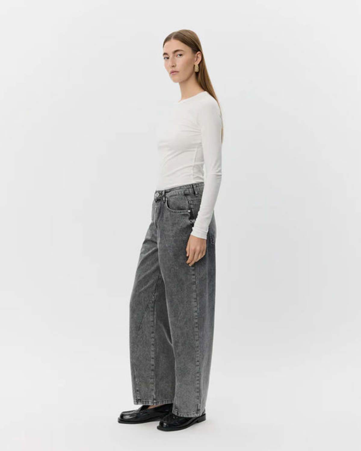 sofie schaoor Havana Jeans - Stone Grey - Image 2 of 5