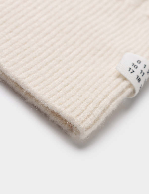 MM6 Maison Margiela Cable-Knit Wool Balaclava