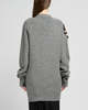 Marni Gray Alpaca Wool Cardigan with Flower Patch - Gray Cardigan - Thumbnail 8