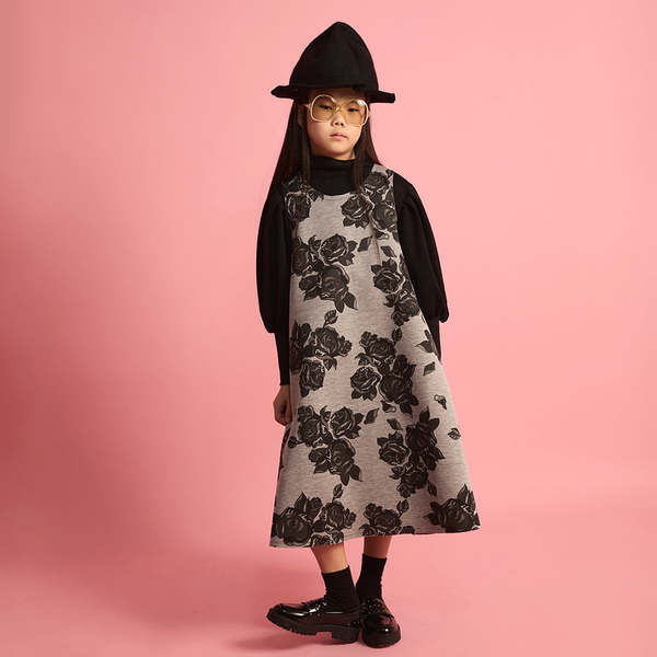 KIDS Little Creative Factory Knit Turtleneck Sweater - Black