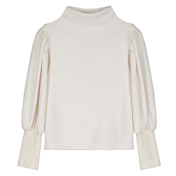 KIDS Little Creative Factory Knit Turtleneck Sweater - Cream