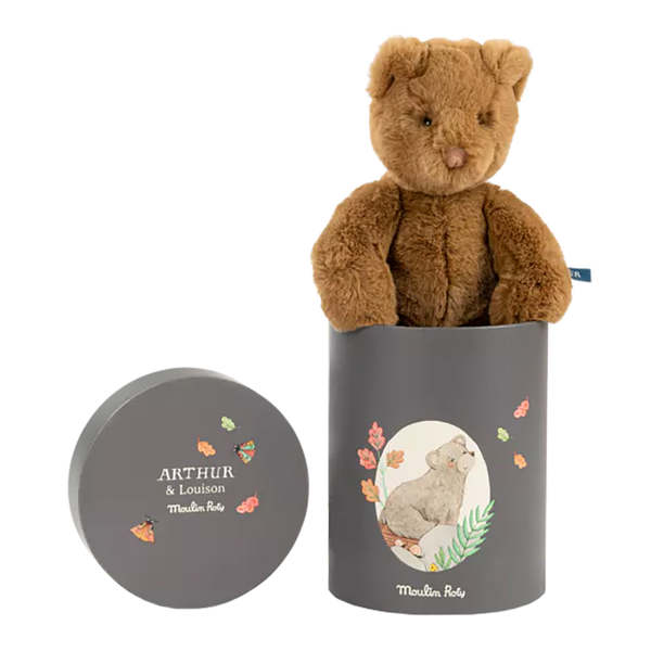 Moulin Roty Arthur et Louison Bear Soft Toy - Brown Moulin Roty Arthur et Louison Bear Soft Toy - Brown