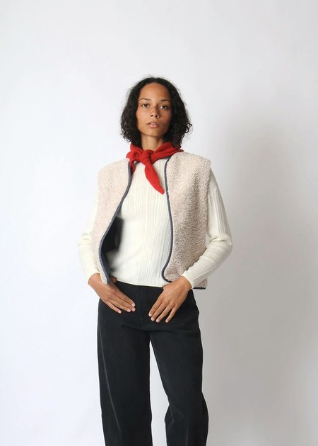 Vetements Monogram-printed Silk Scarf - Beige | Garmentory