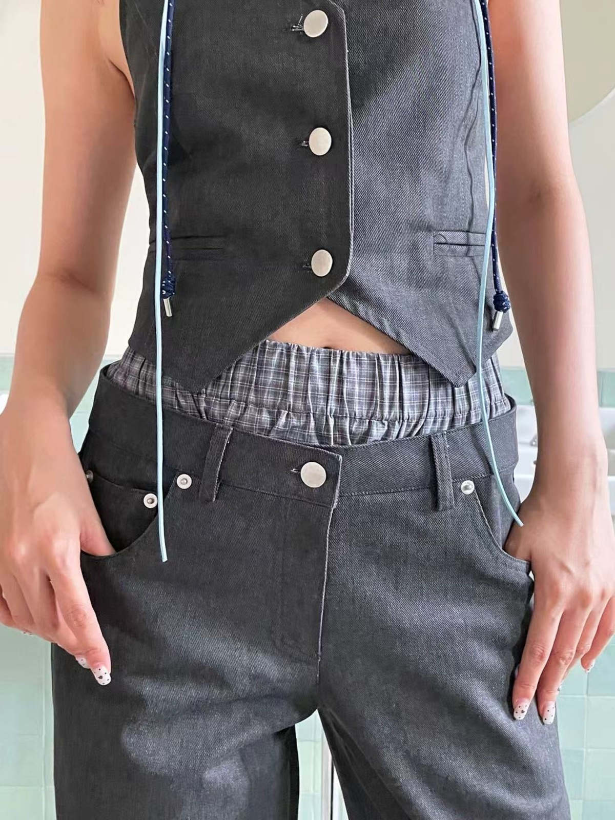 The NKC Store Raven Pants - Black Denim - Image 5 of 15