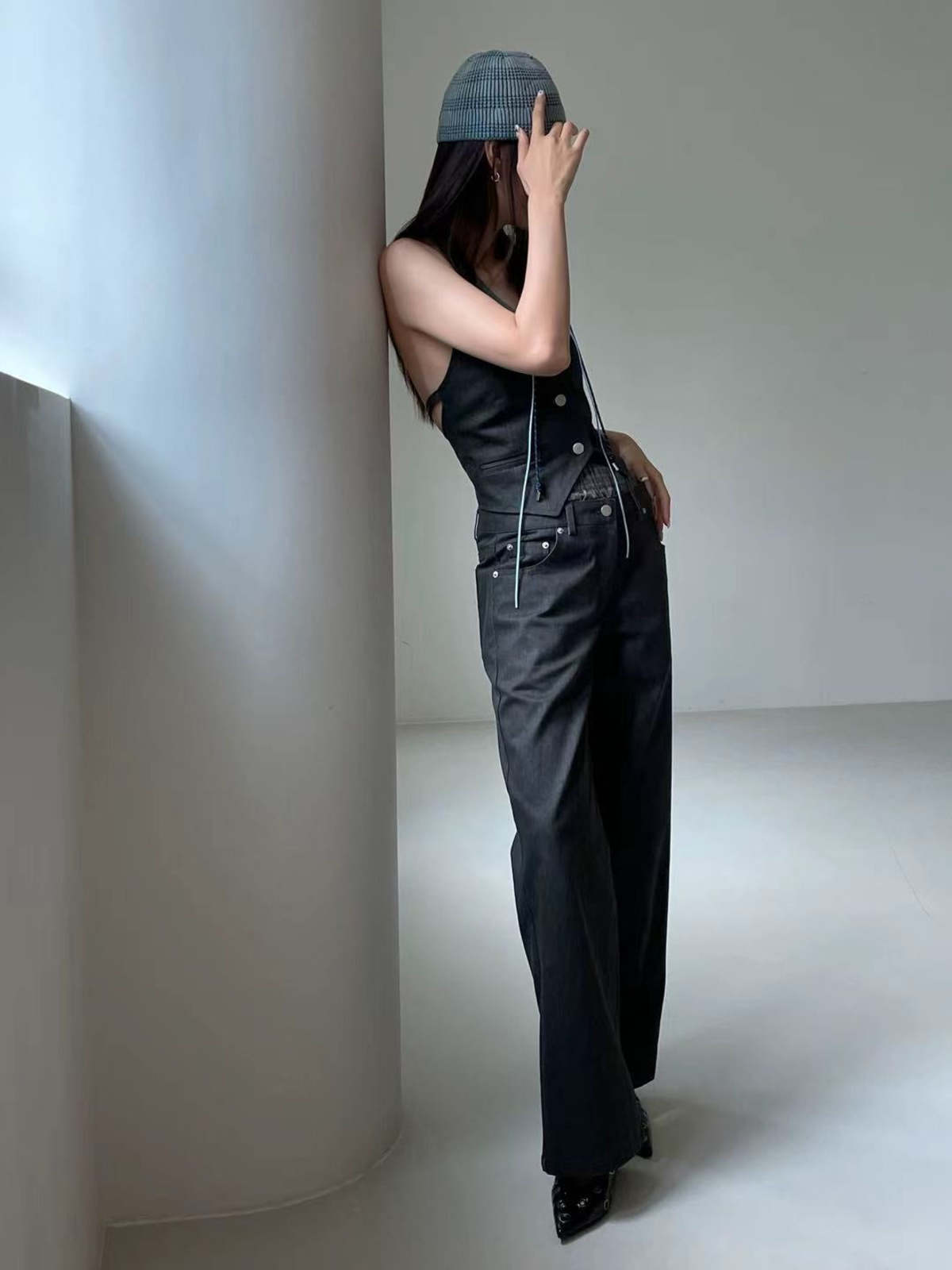 The NKC Store Raven Pants - Black Denim - Image 8 of 15