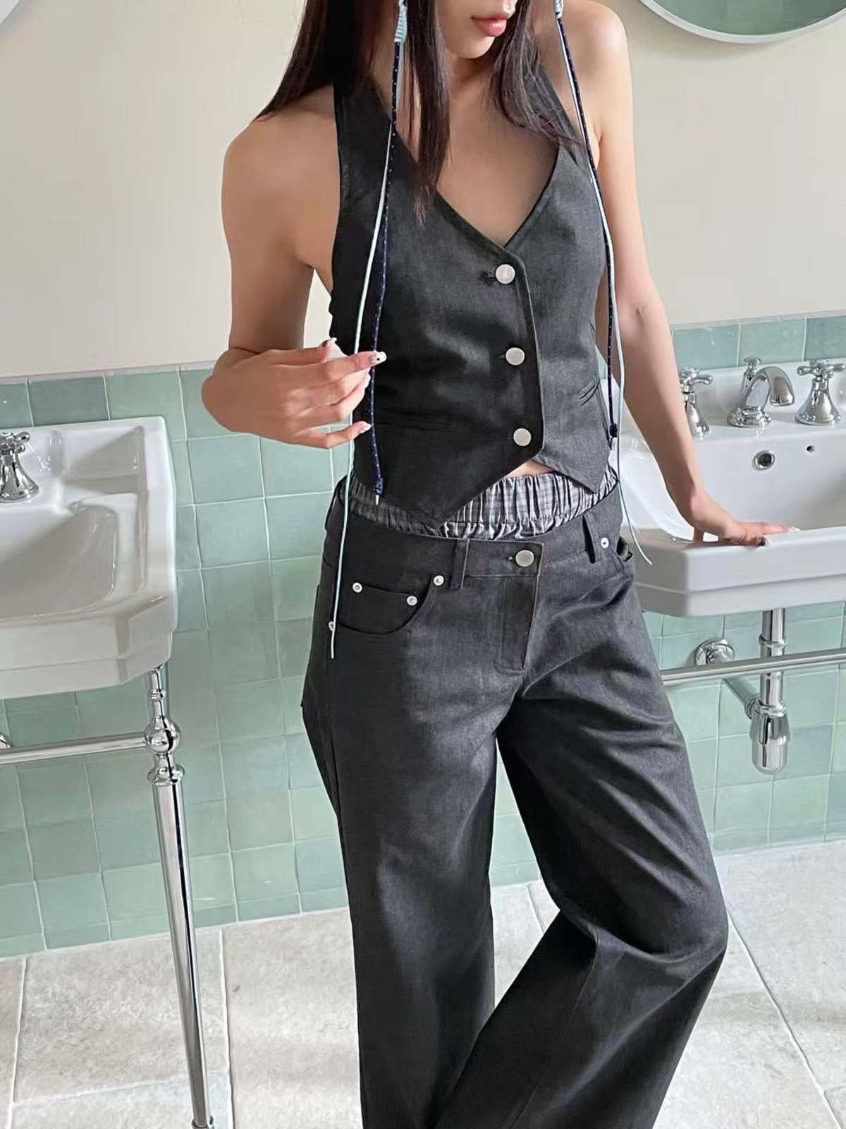 The NKC Store Raven Pants - Black Denim - Image 11 of 15