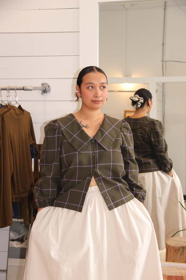 Exclusivits Eve Gravel Lucila Blouse