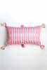Archive New York Antigua Pillow - Bubblegum Pink Striped - Thumbnail 3