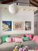 Archive New York Antigua Pillow - Bubblegum Pink Striped - Thumbnail 8