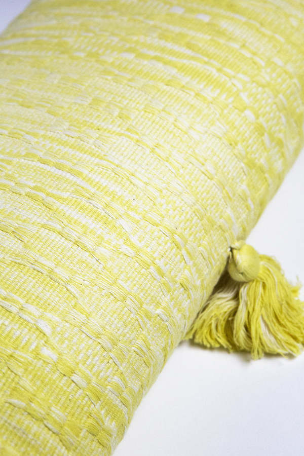 Archive New York Antigua Pillow - Faded Yellow Stripe