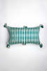 Archive New York Antigua Pillow - Jade Stripe - Thumbnail 3