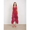 Saloni Jolie-B Dress - Magenta Rosebud - Thumbnail 1