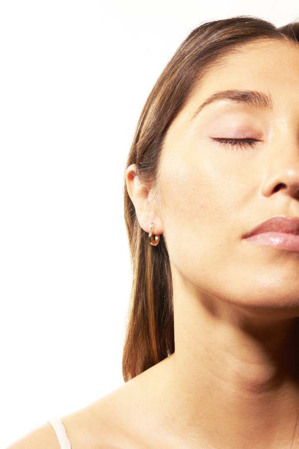 Odette New York Buckle Hoops Earrings