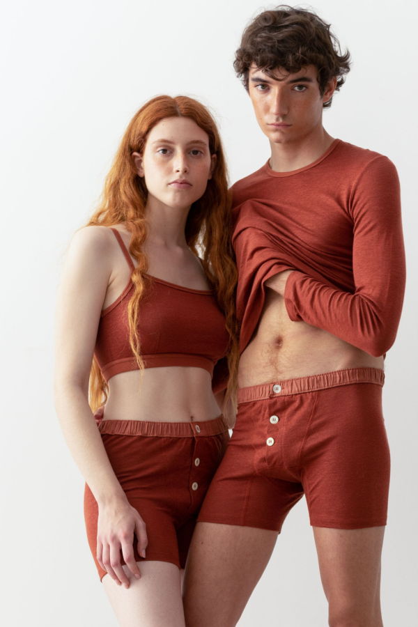 TA-CT Tomori Genderless Shorts - Rust