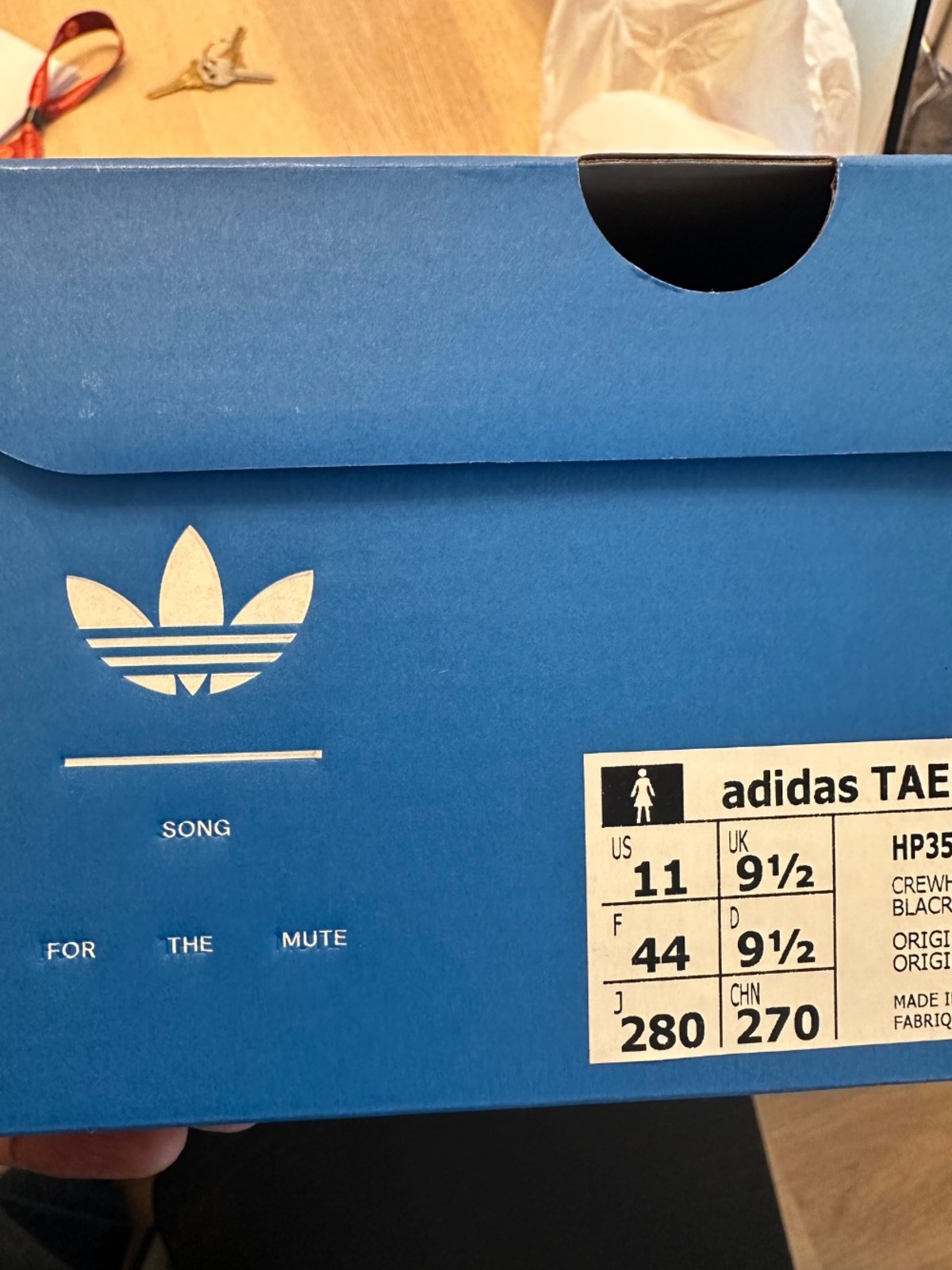 Song for the Mute SFTM x Adidas 006 Taekwondo Mei Sneaker - Neutrals - Image 3 of 3