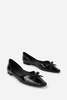 "INTENTIONALLY __________." Cecilia Patent Ballet Flat - Black - Thumbnail 3