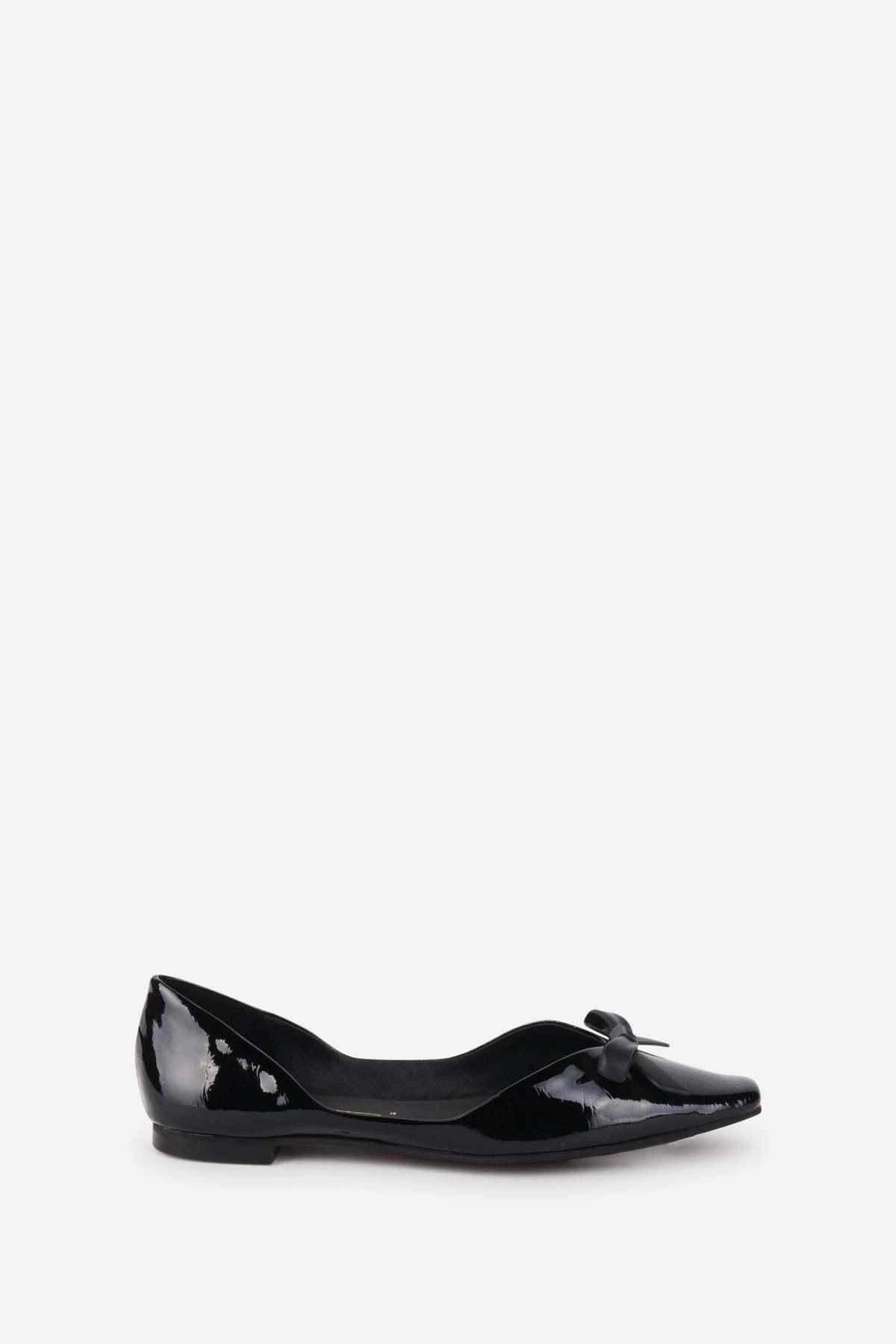 "INTENTIONALLY __________." Cecilia Patent Ballet Flat - Black - Image 6 of 6