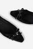 INTENTIONALLY __________. Cecilia Velvet Ballet Flat - Black - Thumbnail 4
