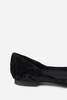 INTENTIONALLY __________. Cecilia Velvet Ballet Flat - Black - Thumbnail 5