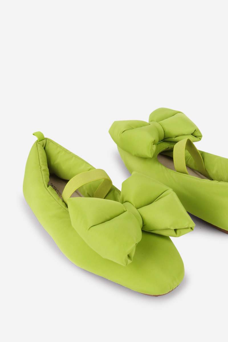 INTENTIONALLY __________. Kor Puffer Mary Jane Flat