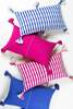 Archive New York Antigua Pillow - Medium Blue Solid - Thumbnail 1
