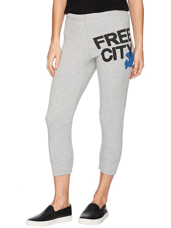 FreeCity 3/4 Sweatpant - Heather Blue 