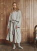 The Great. Sweatshirt Robe - Light Heather Grey - Thumbnail 1