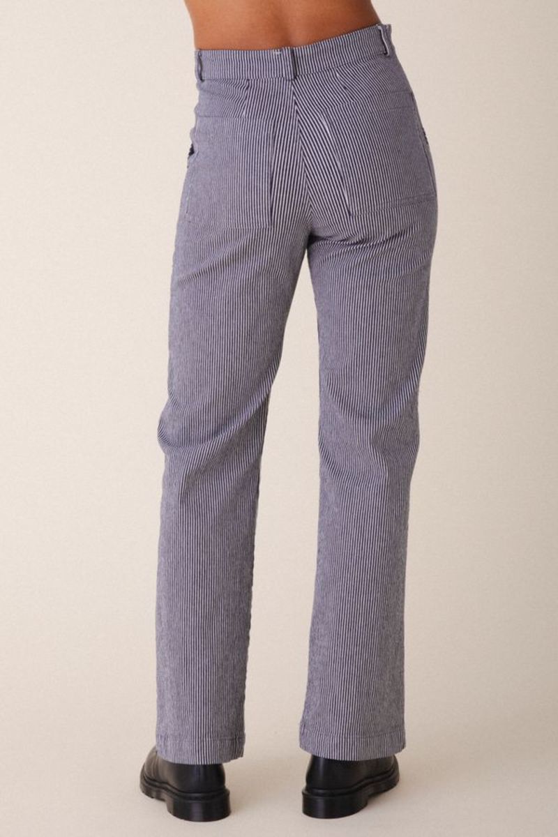 Prairie Underground Long Smithy Pant - Oyster Stripe