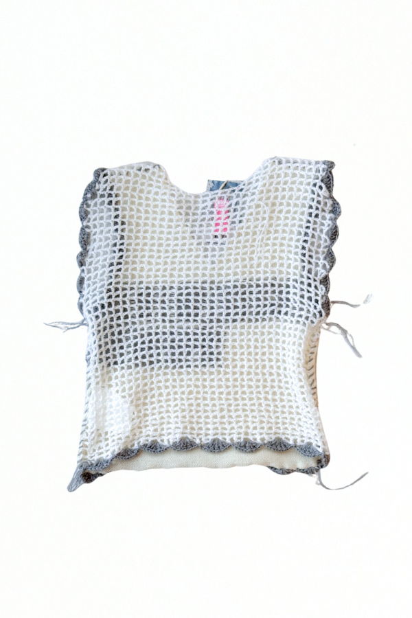 yushokobayashi Goodbye Angel Knit Vest - White/Cream