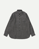 Taiga Takahashi Lot.116 Long Point Collar Shirt - Charcoal - Thumbnail 1