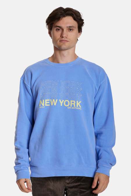 Kiko Kostadinov Cedid Rib Pullover - Dark Blue/Ash Grey