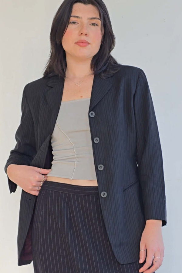 Emanuel Ungaro Pinstripe Blazer