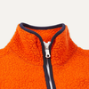 Drake's Boucle Wool Zip Jacket - Orange - Thumbnail 2