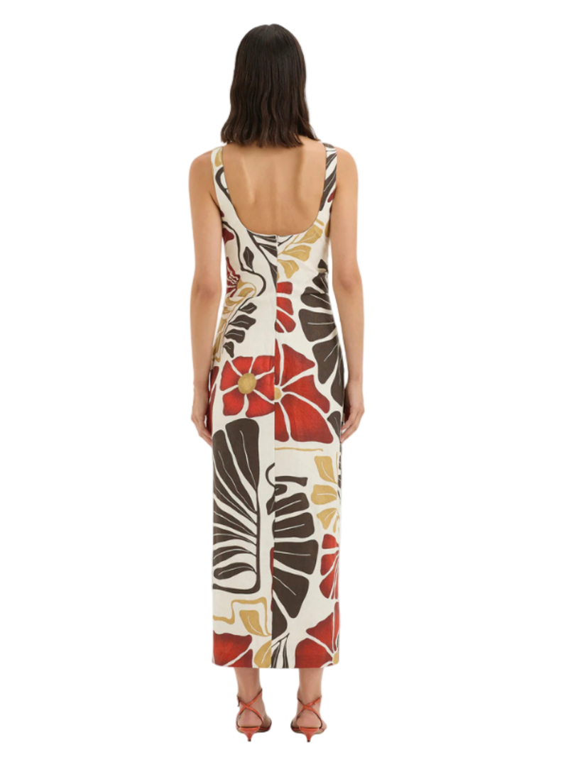 SIR. Julietta Balconette Midi Dress