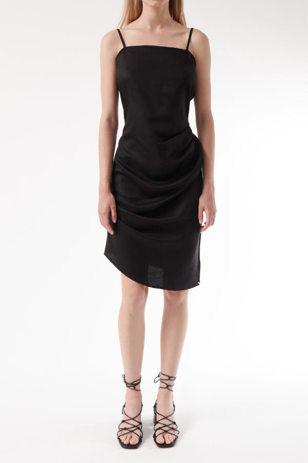 Colmillo de Morsa Draped Dress