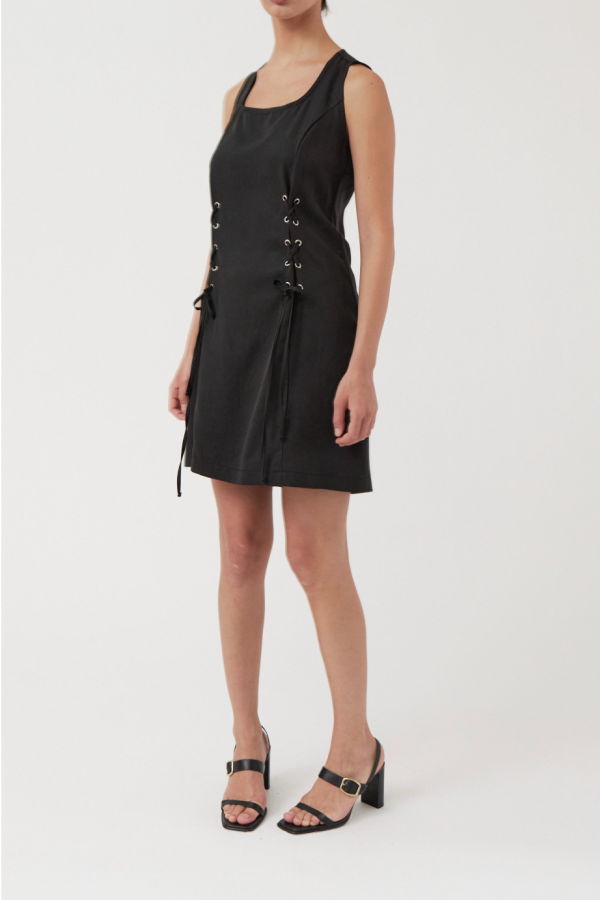 Colmillo de Morsa Noi Dress - Negro