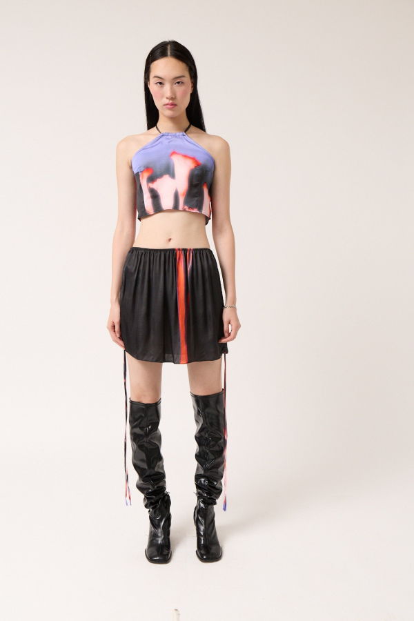 Colmillo de Morsa Printed Mini Skirt