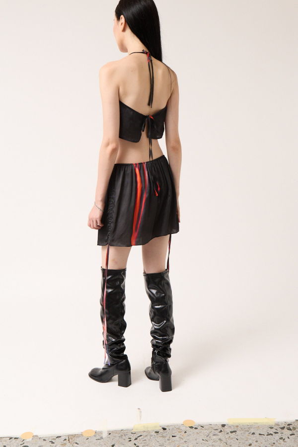 Colmillo de Morsa Printed Mini Skirt