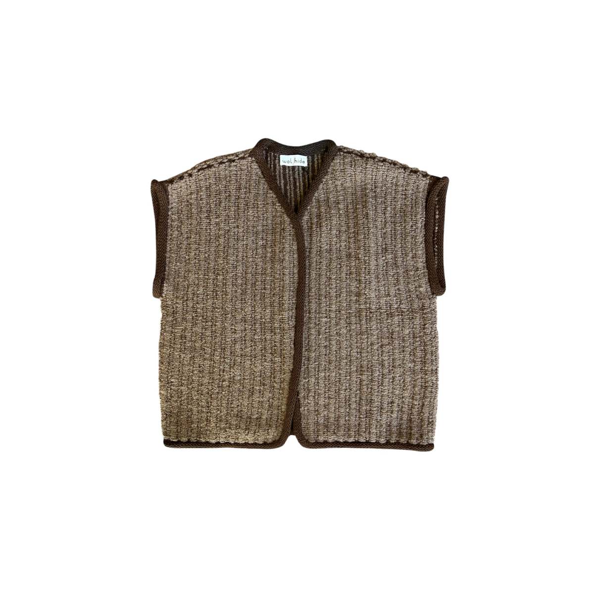 Wol Hide Knit Weave Vest - Image 1 of 7