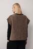 Wol Hide Knit Weave Vest - Thumbnail 6