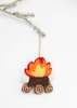 Deer Harbour Design Felt Campfire with Marshmallow Ornament - Thumbnail 1
