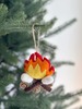 Deer Harbour Design Felt Campfire with Marshmallow Ornament - Thumbnail 4