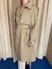 The NKC Store Kate Long Trench Trench Coat - Thumbnail 3