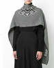 VOZ Araa Shawl - Charcoal/Ivory - Thumbnail 3