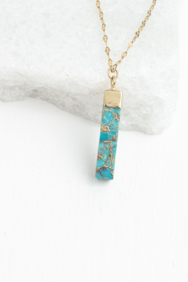 Starfish Project Brayden Turquoise Pendant Necklace