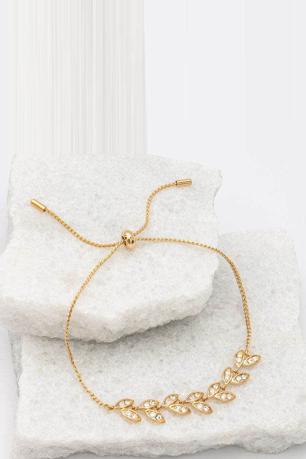 Starfish Project Crystal Vine Zircon and Gold Bracelet