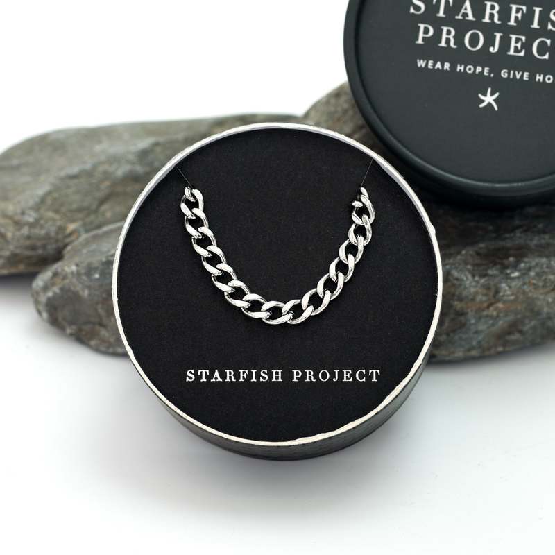 Starfish Project Linked Curb Chain Necklace