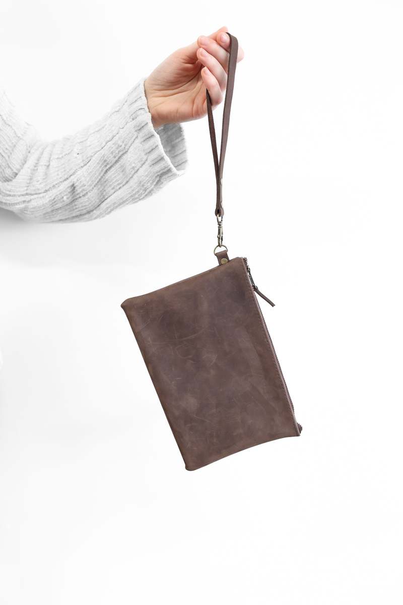 Jubilee Trading Co. Leather Clutch